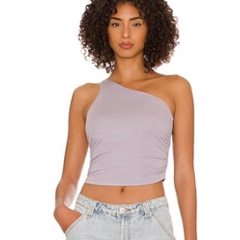 NWT All The Ways One Shoulder Crop Top